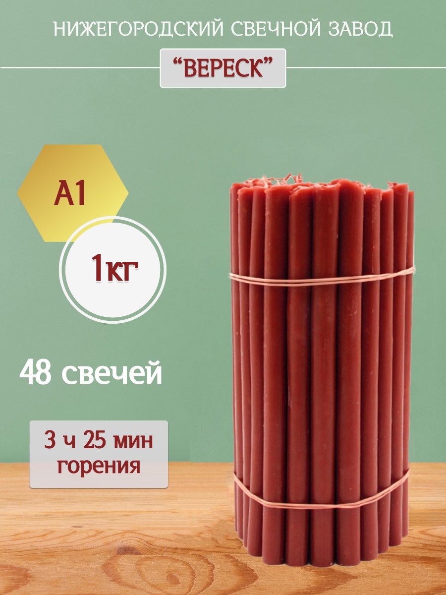 Красные свечи №1